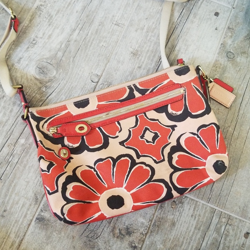 Authentic Coach crossbody purse
